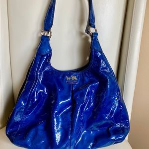 Coach Maggie Blue Hobo shoulder bag